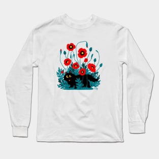 Poppy cat Long Sleeve T-Shirt